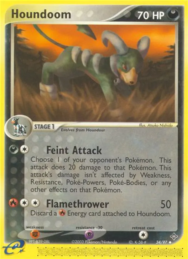 Houndoom 34/97 Dragon
