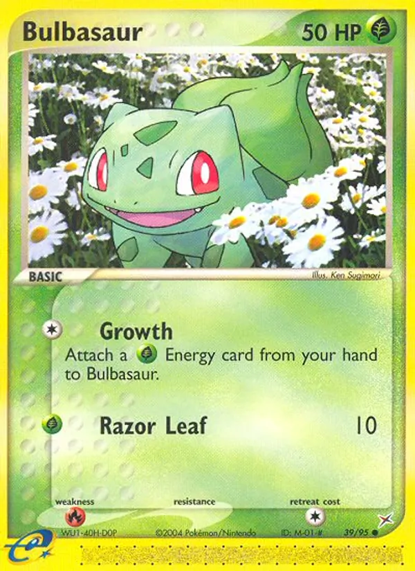 Bulbasaur 39/95 Team Magma vs Team Aqua