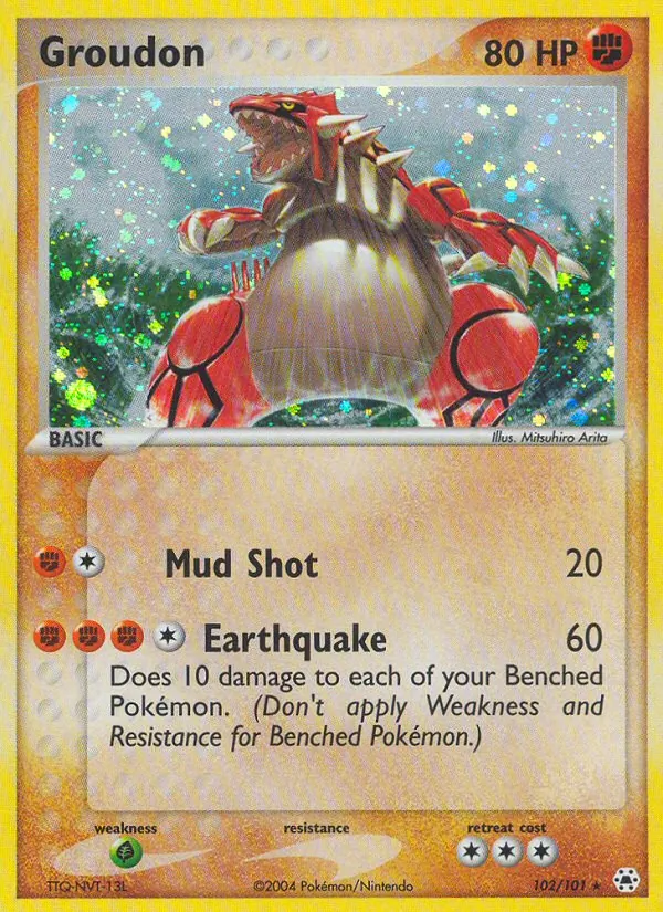 Groudon 102/101 Hidden Legends