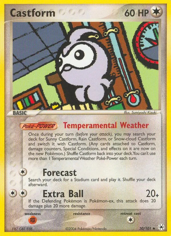 Castform 30/101 Hidden Legends