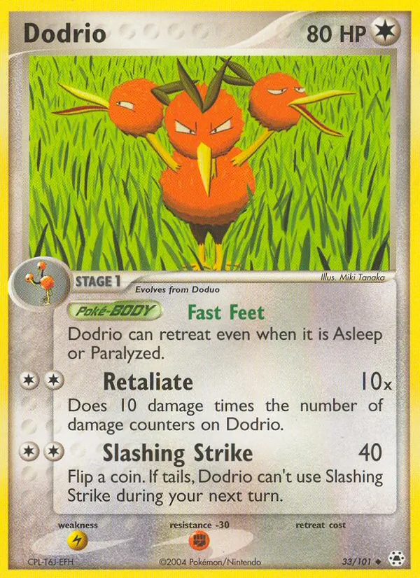 Dodrio 33/101 Hidden Legends