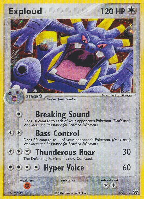 Exploud 6/101 Hidden Legends