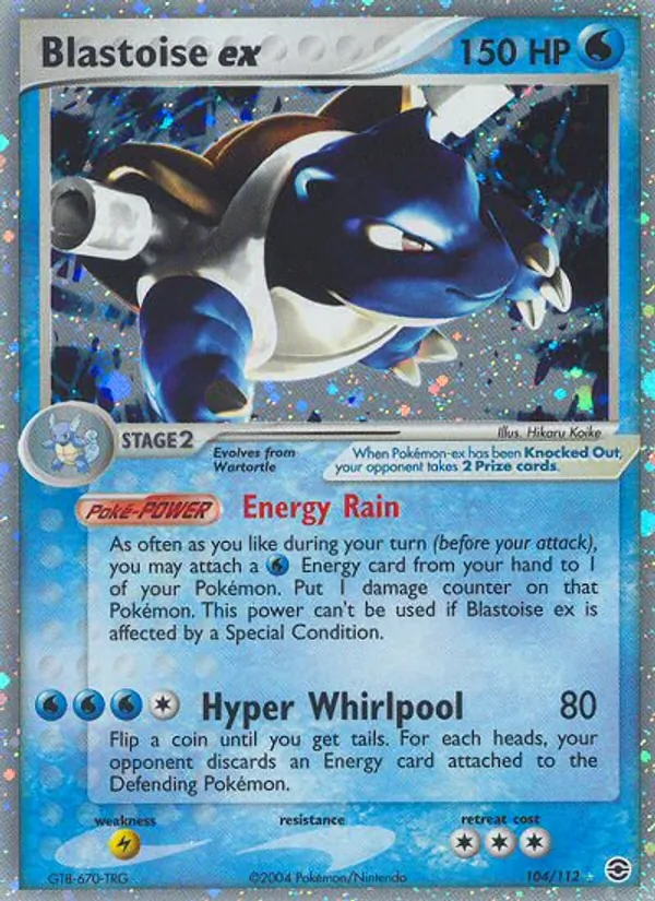Blastoise ex 104/112 FireRed & LeafGreen