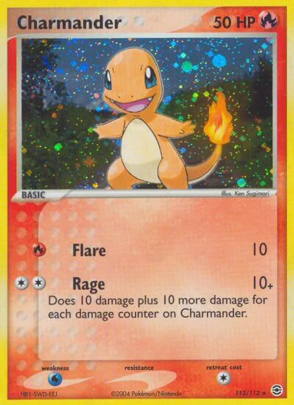 Charmander 113/112 FireRed & LeafGreen