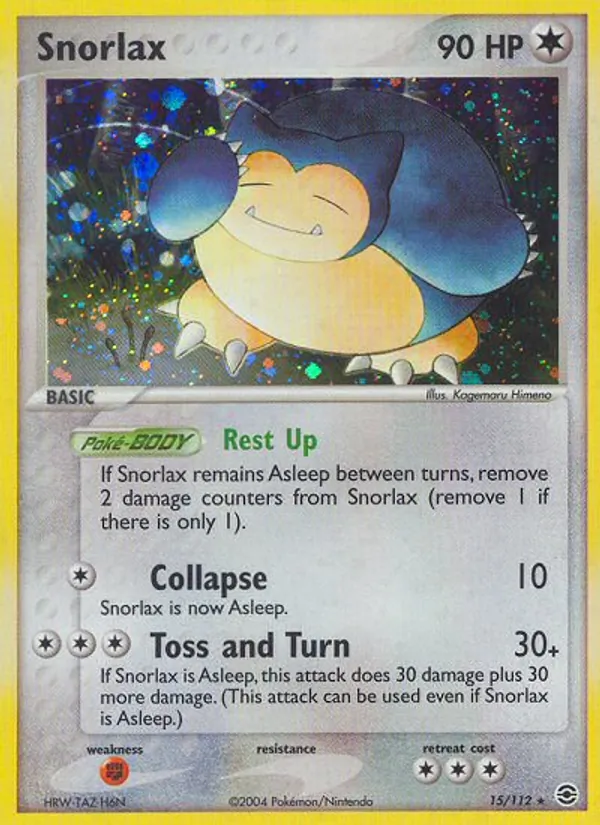 Snorlax 15/112 FireRed & LeafGreen
