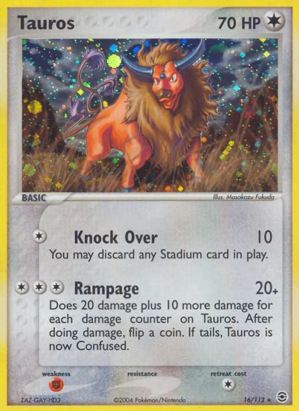 Tauros 16/112 FireRed & LeafGreen
