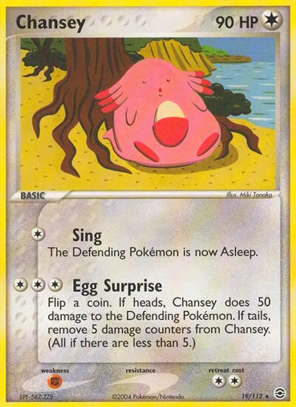Chansey 19/112 FireRed & LeafGreen