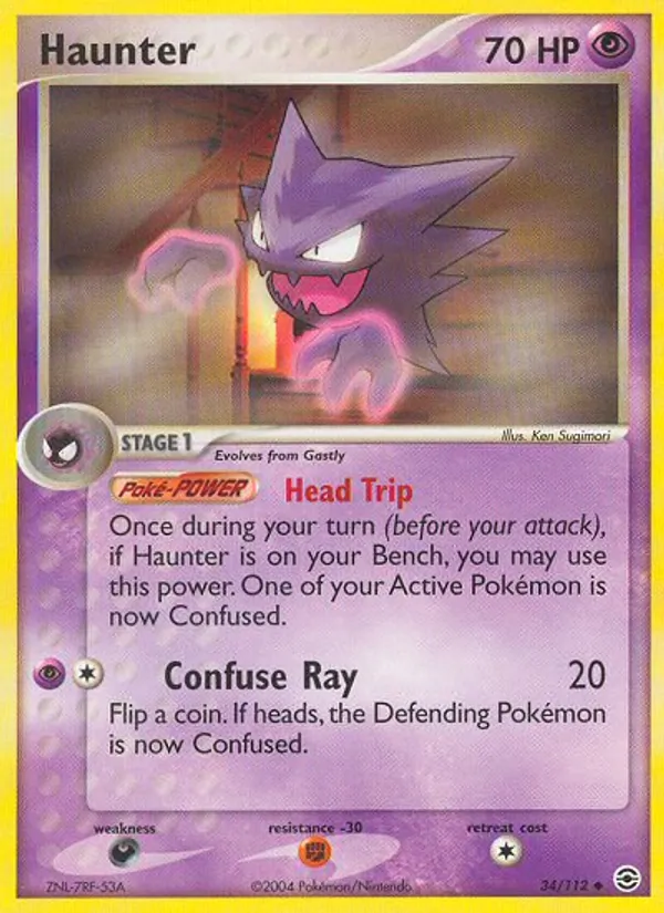 Haunter 34/112 FireRed & LeafGreen
