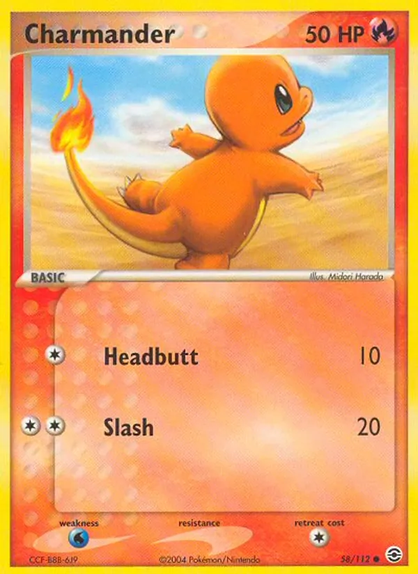 Charmander 58/112 FireRed & LeafGreen