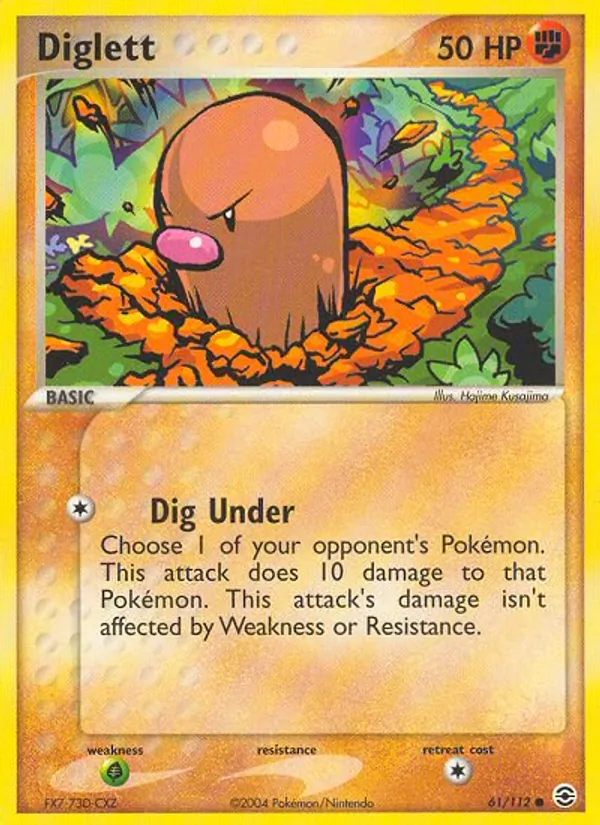 Diglett 61/112 FireRed & LeafGreen