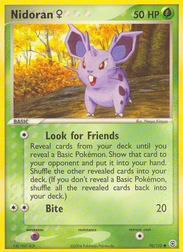 Nidoran♀ 70/112 FireRed & LeafGreen