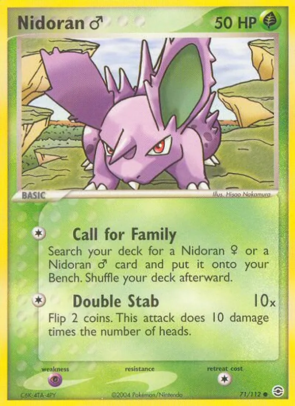Nidoran♂ 71/112 FireRed & LeafGreen