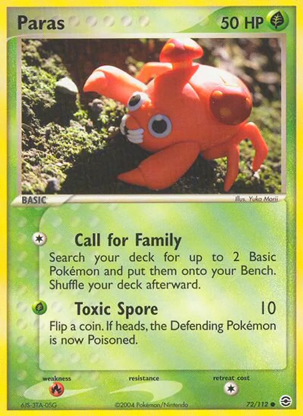 Paras 72/112 FireRed & LeafGreen