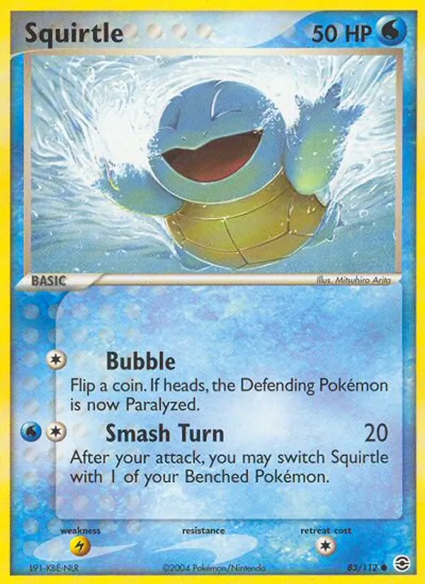 Squirtle 83/112 FireRed & LeafGreen