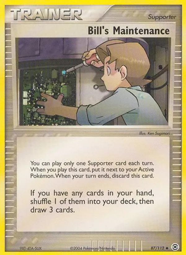 Bill's Maintenance 87/112 FireRed & LeafGreen