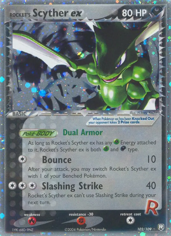 Rocket's Scyther ex 102/109 Team Rocket Returns