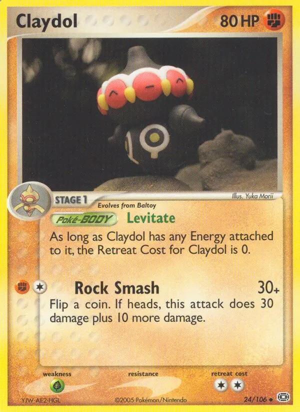 Claydol 24/106 Emerald