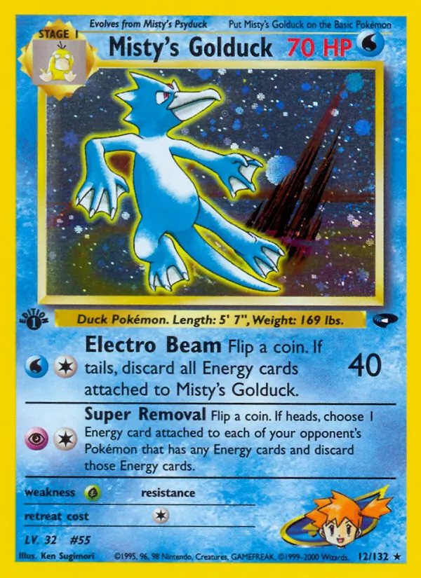 Misty's Golduck 12/132 Gym Challenge