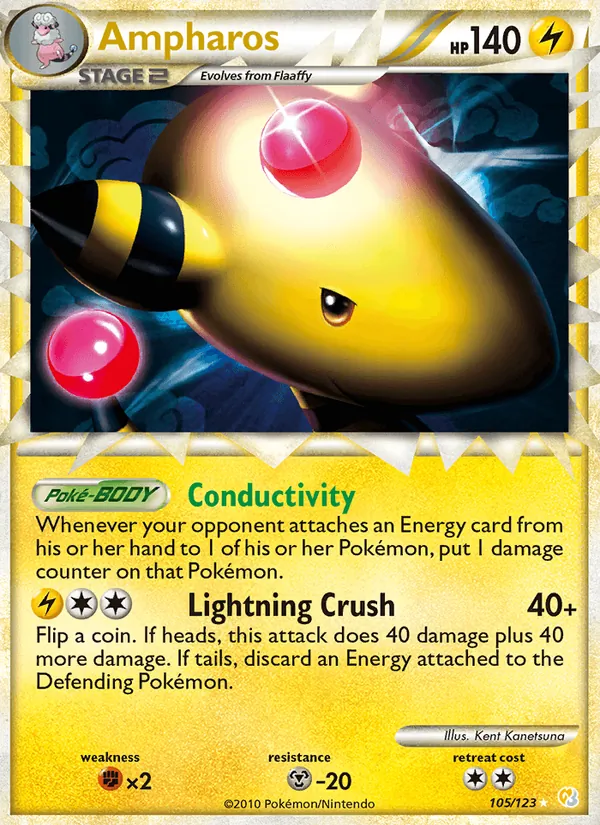 Ampharos 105/123 HeartGold SoulSilver