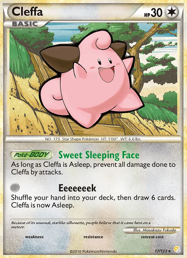 Cleffa 17/123 HeartGold SoulSilver