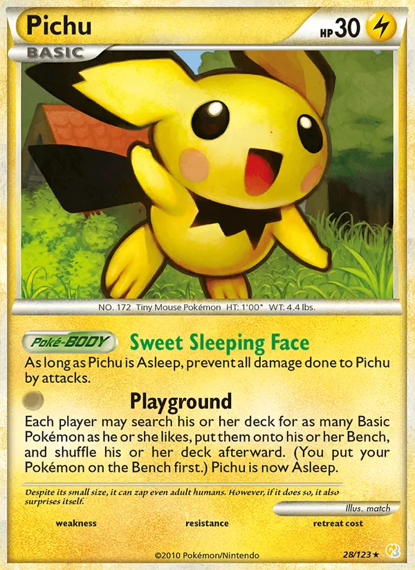 Pichu 28/123 HeartGold SoulSilver