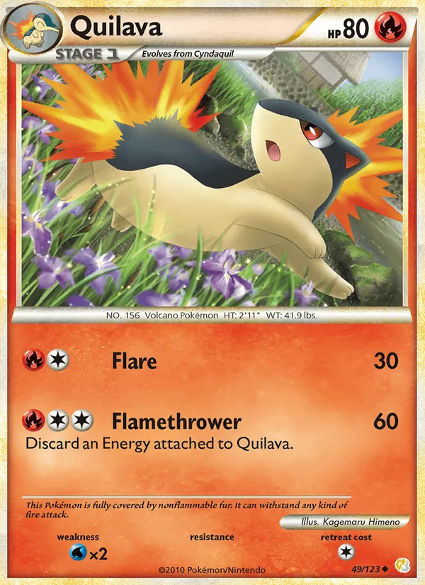 Quilava 49/123 HeartGold SoulSilver