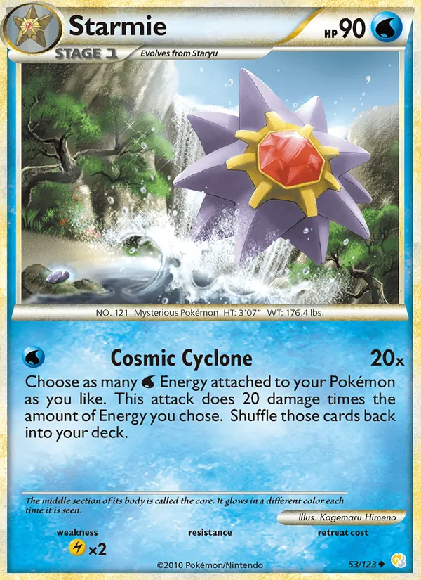 Starmie 53/123 HeartGold SoulSilver