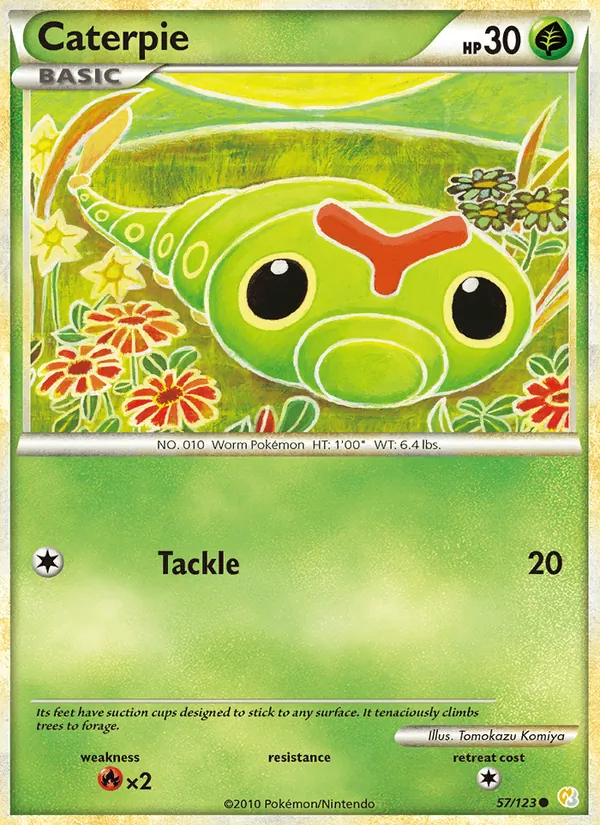 Caterpie 57/123 HeartGold SoulSilver