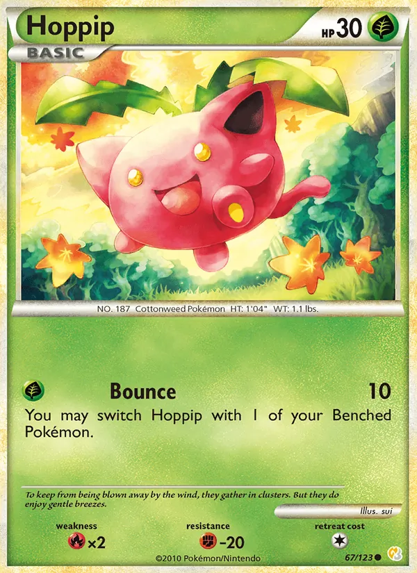 Hoppip 67/123 HeartGold SoulSilver