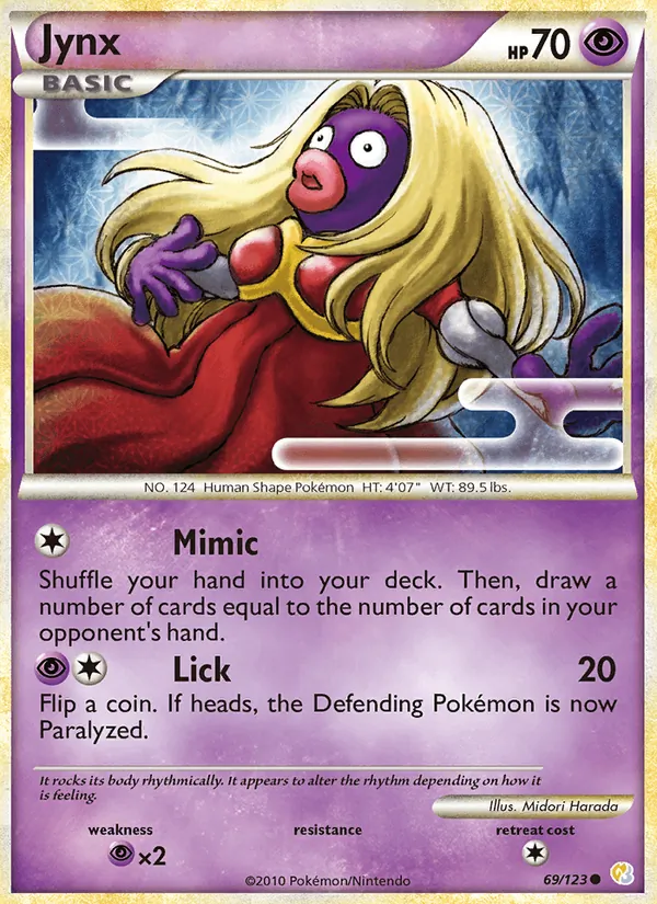 Jynx 69/123 HeartGold SoulSilver