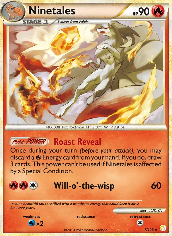 Ninetales 7/123 HeartGold SoulSilver