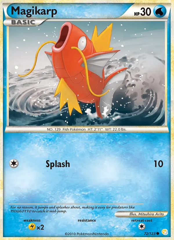 Magikarp 72/123 HeartGold SoulSilver