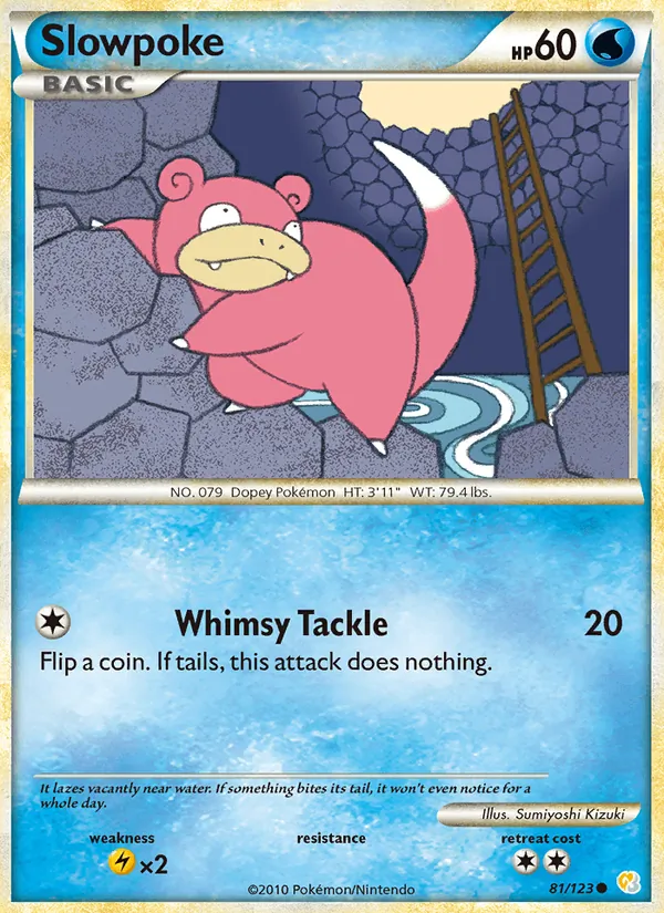 Slowpoke 81/123 HeartGold SoulSilver