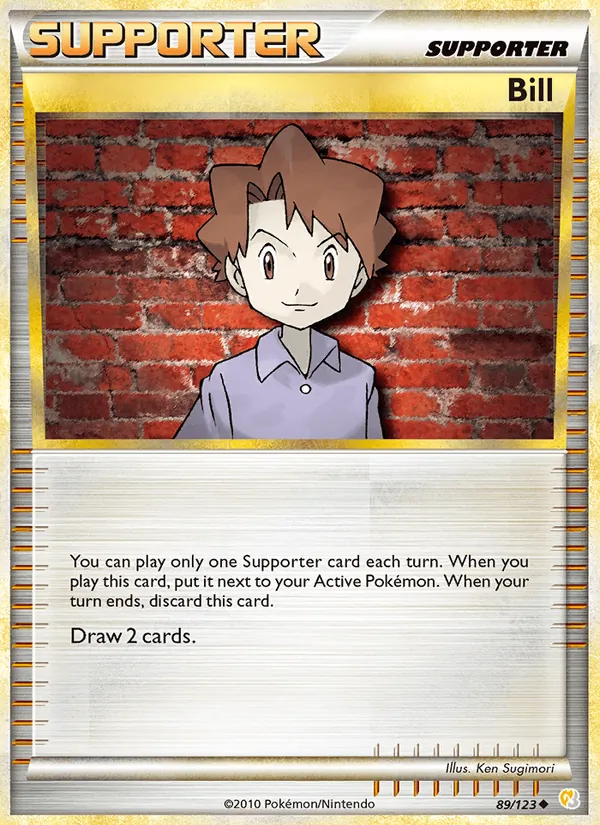 Bill 89/123 HeartGold SoulSilver