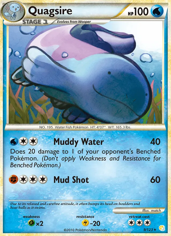 Quagsire 9/123 HeartGold SoulSilver