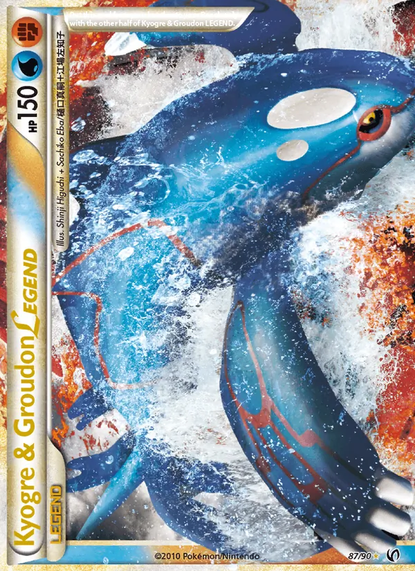 Kyogre & Groudon LEGEND 87/90 Undaunted