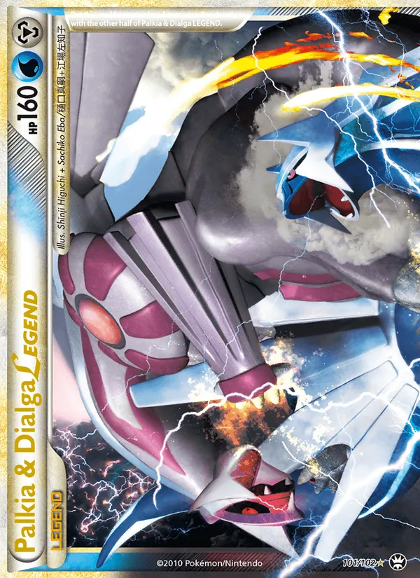 Palkia & Dialga LEGEND 101/102 Triumphant