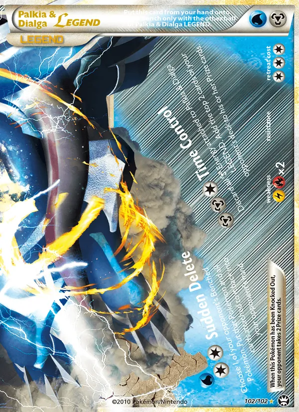 Palkia & Dialga LEGEND 102/102 Triumphant