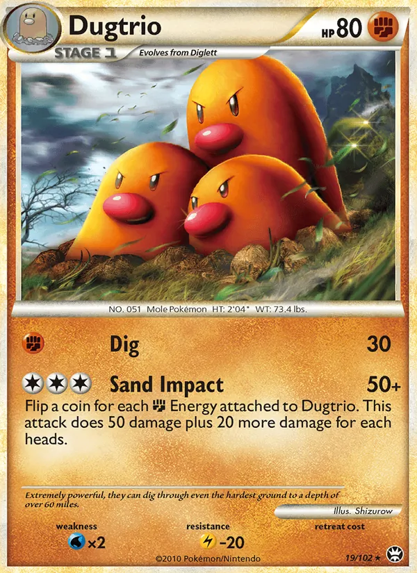 Dugtrio 19/102 Triumphant