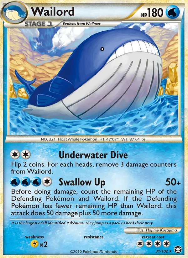 Wailord 31/102 Triumphant