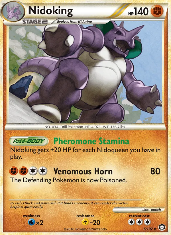 Nidoking 6/102 Triumphant