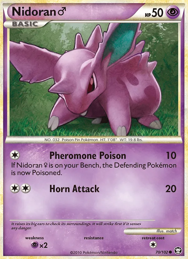 Nidoran ♂ 70/102 Triumphant