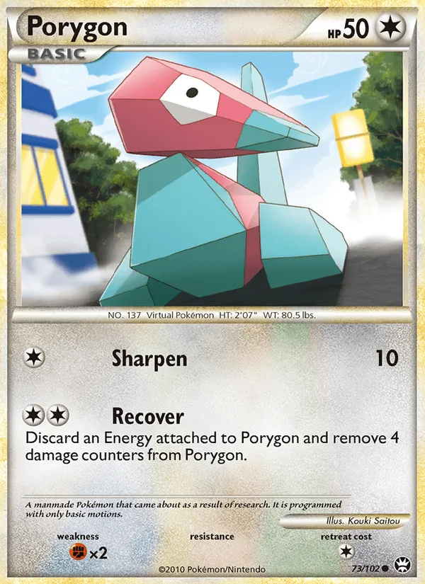 Porygon 73/102 Triumphant