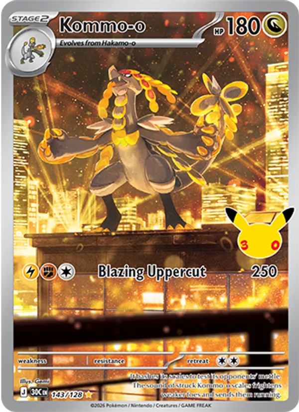 Kommo-o 143/128 30th Celebration