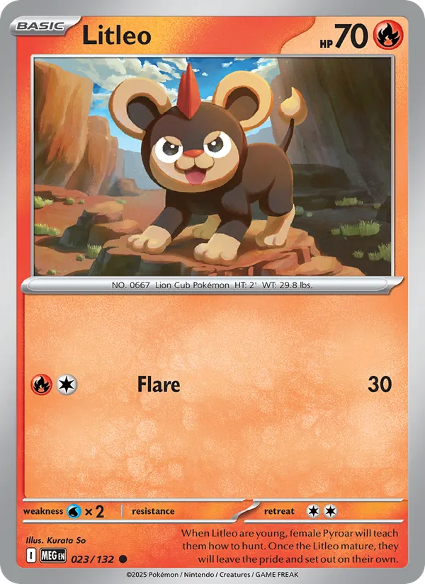 Litleo 023/132 Mega Evolution