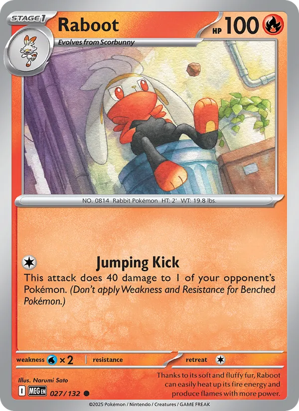 Raboot 027/132 Mega Evolution