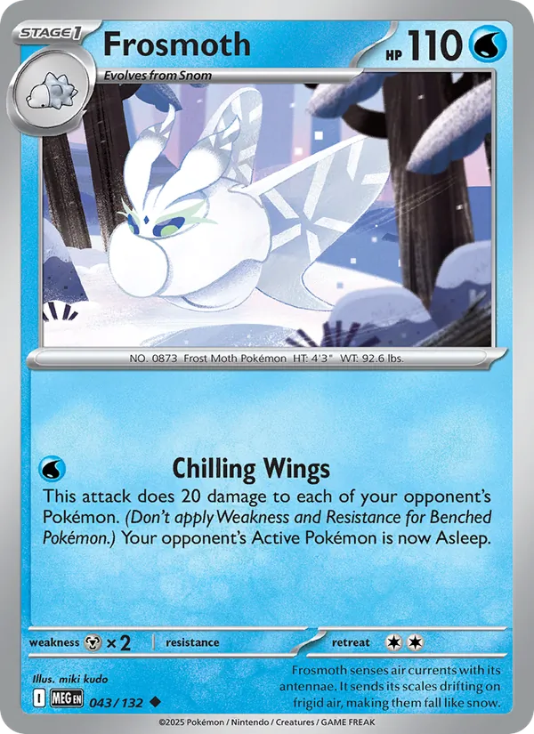 Frosmoth 043/132 Mega Evolution