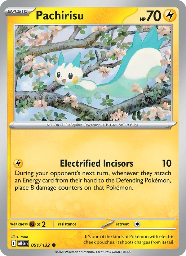Pachirisu 051/132 Mega Evolution