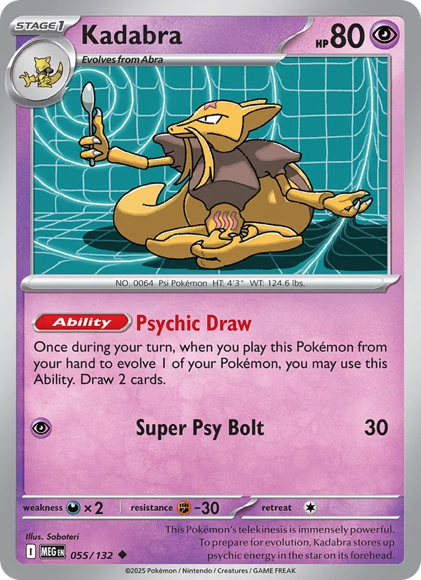 Kadabra 055/132 Mega Evolution