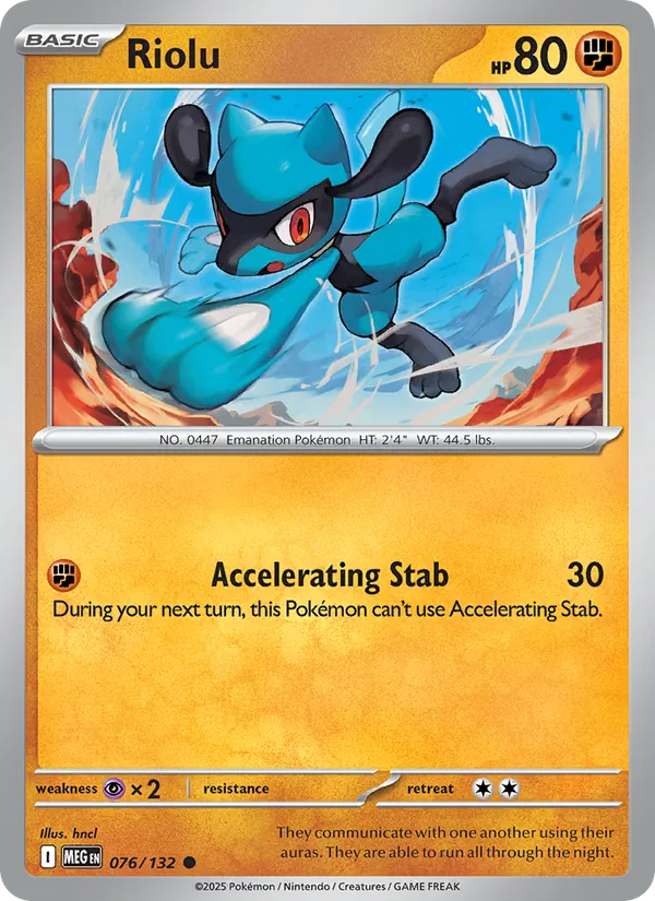 Riolu 076/132 Mega Evolution